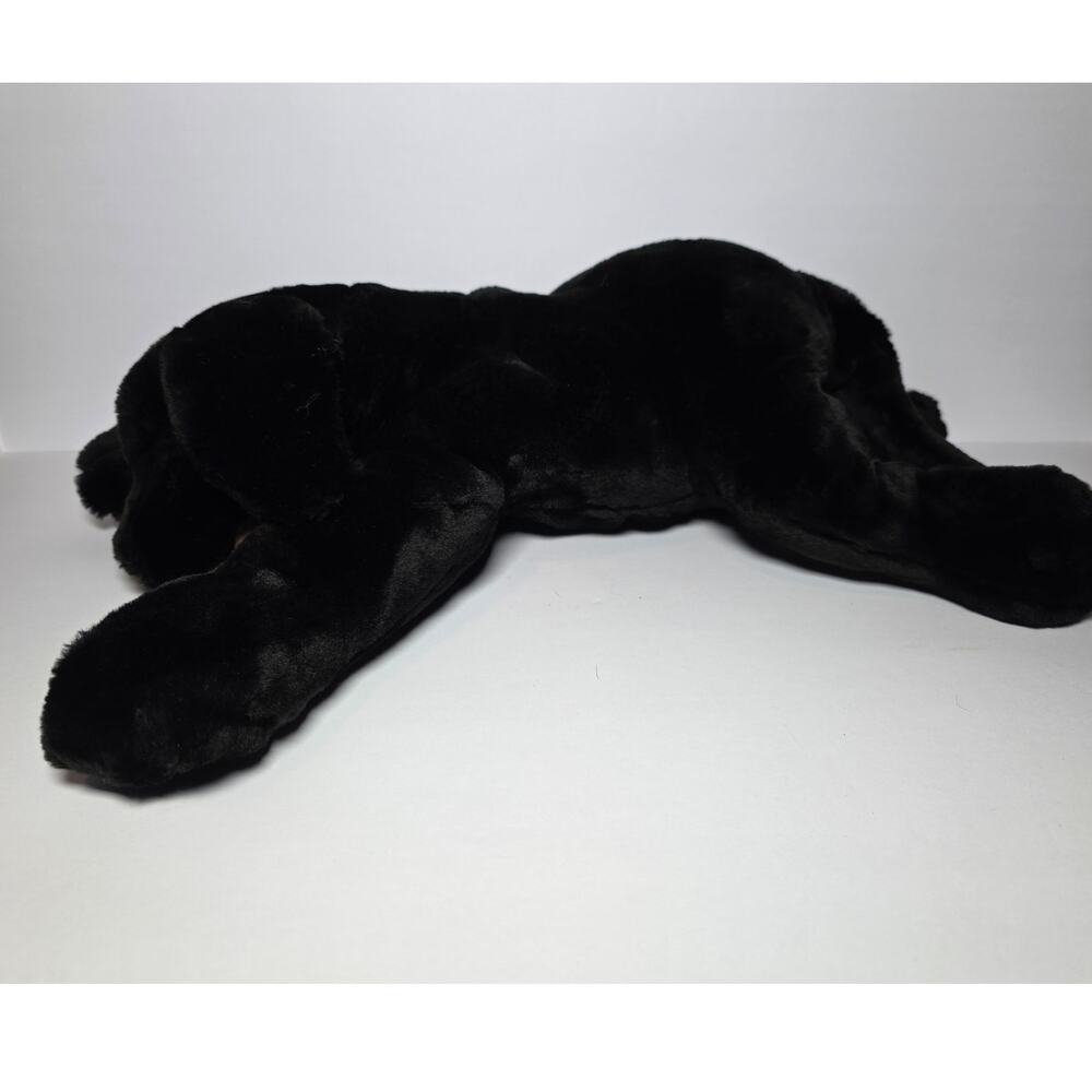 Folkmanis All Black Cat Panther Stuffed Animal Plush 13" Full Body Hand Puppet